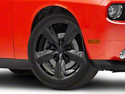 SRT8 Style Black Wheel; 20x9; 20mm Offset (08-23 RWD Challenger, Excluding Widebody)