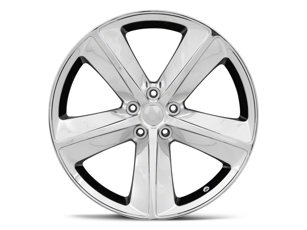Challenger SRT8 Style Chrome Wheel; 20x9; 20mm Offset (08-23 RWD
