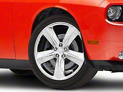 SRT8 Style Chrome Wheel; 20x9; 20mm Offset (08-23 RWD Challenger)