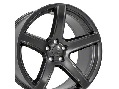 SRT8 Style Satin Gunmetal Wheel; 20x9.5 (08-23 RWD Challenger, Excluding Widebody)