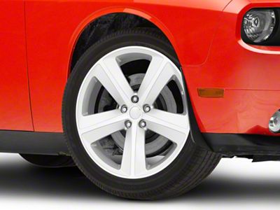 SRT8 Style Silver Wheel; 20x9; 20mm Offset (08-23 RWD Challenger)