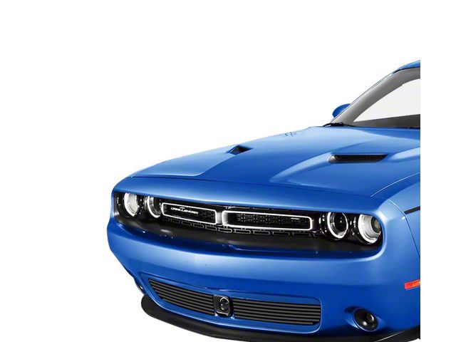 Stainless Steel Billet Lower Grille; Black (15-23 Challenger w/ Adaptive Cruise Control, Excluding SRT & Widebody Models)
