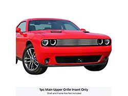 Stainless Steel Billet Upper Grille Overlay; Polished (15-23 Challenger)