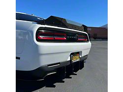 Stealth Assault Extreme Notched Wicker Bill with Camera Cutout; Dark Tint (08-14 Challenger w/ OEM Spoiler; 15-23 Challenger Scat Pack, SRT & R/T w/o Redeye Spoiler)