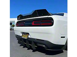 Stealth Assault Tall Wicker Bill without Camera Cutout; Dark Tint (08-14 Challenger w/ OEM Spoiler; 15-23 Challenger Scat Pack, SRT & R/T w/o Redeye Spoiler)