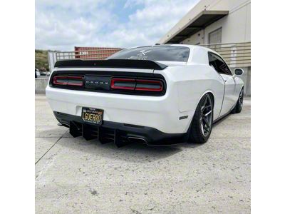 Stealth Diffuser Fins with Rear Extensions (15-23 Challenger, Excluding Widebody)