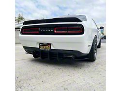 Stealth Diffuser; Black (15-23 Challenger w/ Threaded Rear Differential Cross Brace)