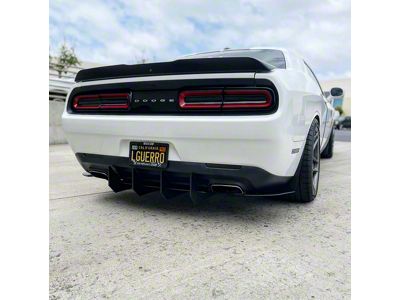 Stealth Diffuser; Black (15-23 Challenger w/ Unthreaded Rear Differential Cross Brace)