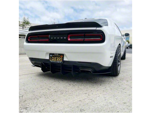 Stealth Diffuser; Black (15-23 Challenger w/ Unthreaded Rear Differential Cross Brace)