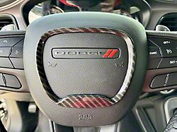 Steering Wheel Trim; Carbon Print (15-23 Challenger)