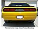 Tail Light Blackout Decal; Gold (08-14 Challenger)