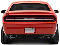 SEC10 Tail Light Blackout; Matte Black (08-14 Challenger)