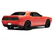 Tail Light Covers with Rear Blackout Panel; Carbon Fiber Look (15-23 Challenger)