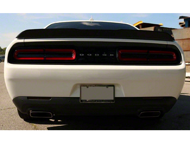 Smoke Tinted Tail Light Covers For 2015-2020 Dodge Challenger - Vinyl Blackout Kit, Easy Install