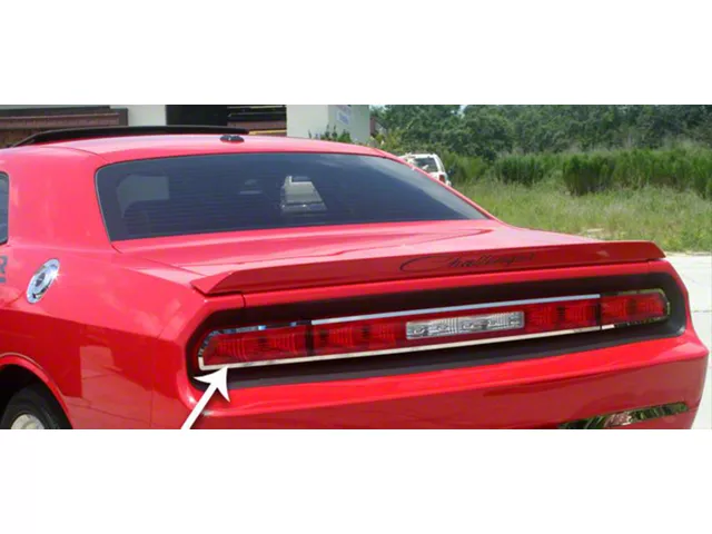 Tail Light Trim Ring; Outer; Polished (08-14 Challenger)