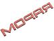Omega M and MOPAR Letter Trunk or Hood Emblems; Brushed (08-23 Challenger)