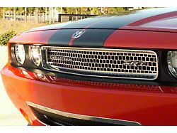 Upper Grille Overlay; Polished (08-14 Challenger)