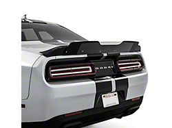 V1R Wicker Bill Rear Spoiler Add-On; Gloss Black (08-14 Challenger)