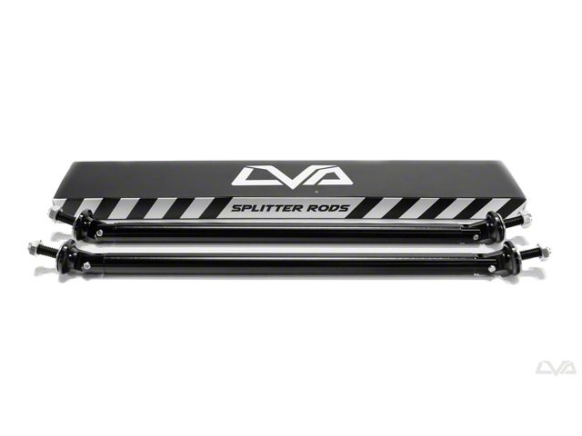 Splitter Rods Challenger V.2 Adjustable Splitter Support Rods; Gloss Black (Universal ...