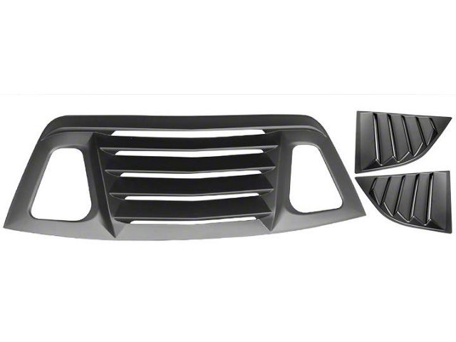 V2 Rear and Side Window Louvers (08-22 Challenger)