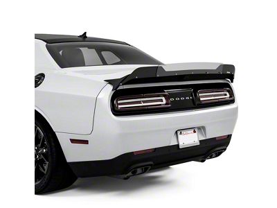 V3R Wicker Bill Hellcat Redeye Spoiler Add-On; Gloss Black (08-23 Challenger)