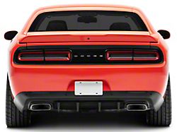 V4R Style Rear Diffuser; Textured Black (15-23 Challenger)