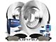 Vented Brake Rotor, Pad, Brake Fluid and Cleaner Kit; Rear (09-20 Challenger GT, R/T, Rallye Redline & SXT w/ Dual Piston Front Calipers; 2011 Challenger SE w/ Dual Piston Front Calipers)