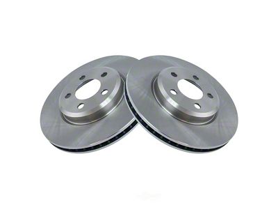 Vented Rotors; Front Pair (08-23 Challenger w/ 12.60-Inch Front Rotors)