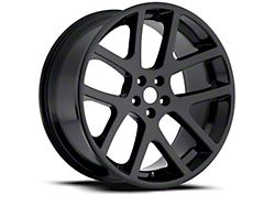 Viper Replica Gloss Black Wheel; 22x9; 18mm Offset (08-23 RWD Challenger, Excluding Widebody)