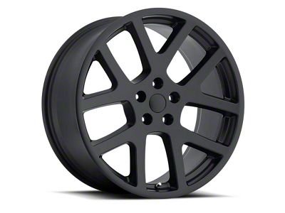 Viper Replica Satin Black Wheel; Rear Only; 20x10; 18mm Offset (08-23 RWD Challenger, Excluding Widebody)