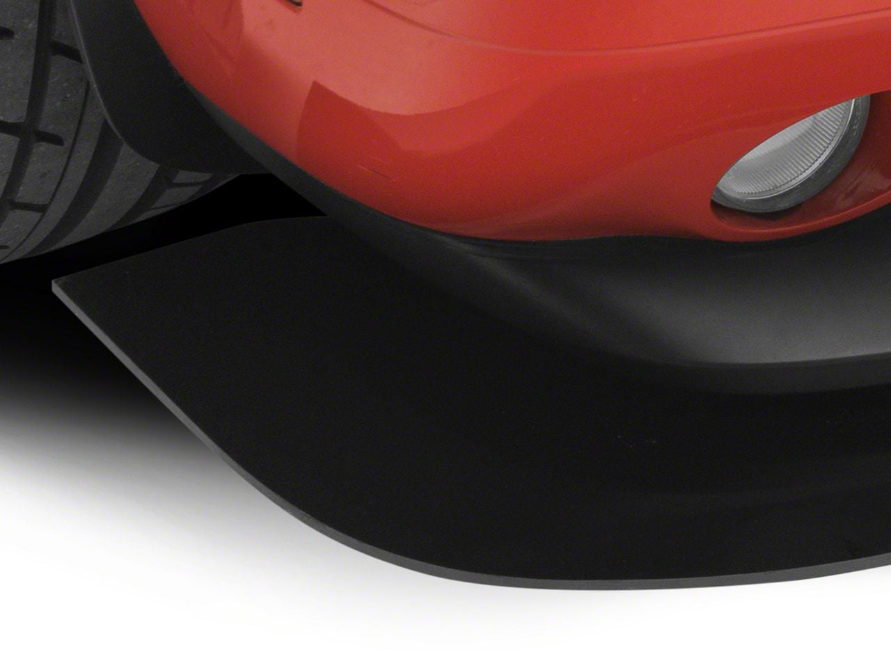 Challenger VZ Style Front Bumper Splitter; Gloss Black (08-14