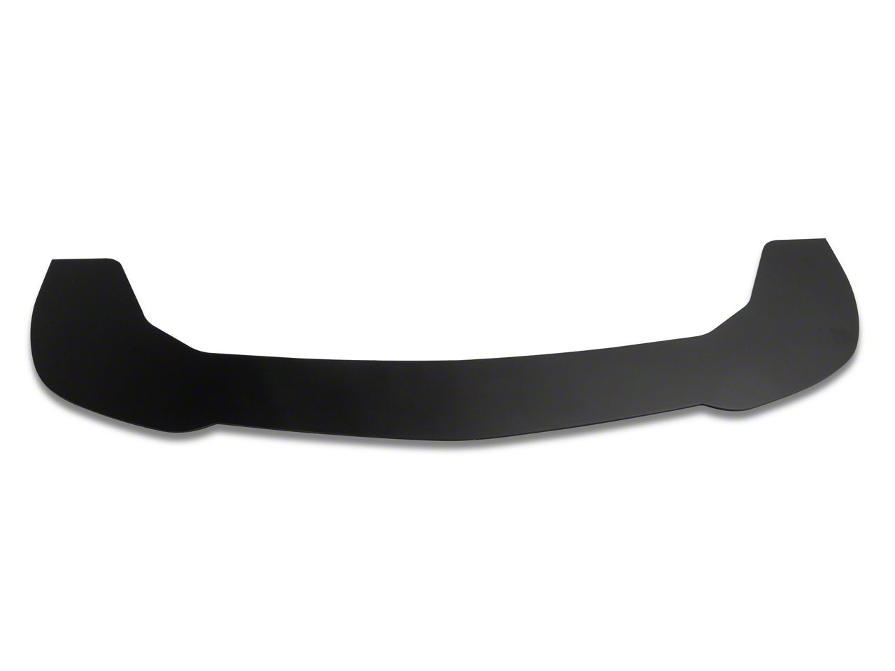 Challenger VZ Style Front Bumper Splitter; Matte Black (15-23