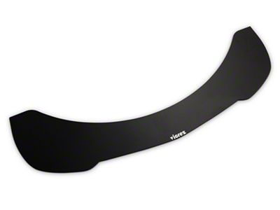 VZ Style Front Bumper Splitter; Dry Carbon Fiber Vinyl (15-23 Challenger, Excluding Widebody)