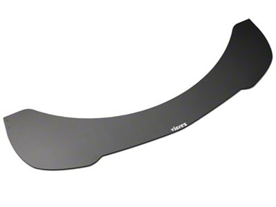 VZ Style Front Bumper Splitter; Gloss Carbon Fiber Vinyl (15-23 Challenger, Excluding Widebody)