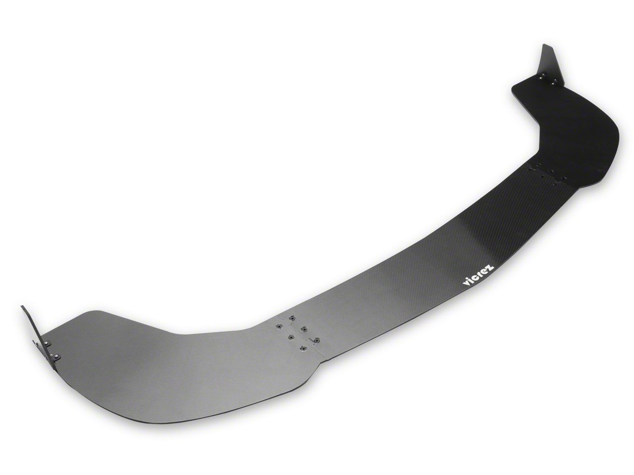 Challenger VZ Style Front Bumper Splitter; Gloss Carbon Fiber (15