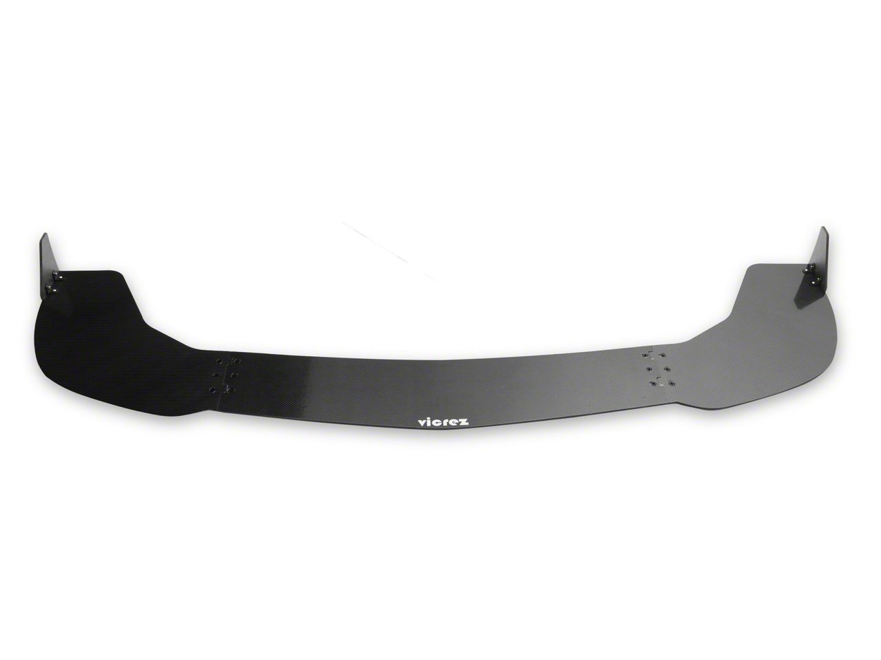 Challenger VZ Style Front Bumper Splitter; Gloss Carbon Fiber (15