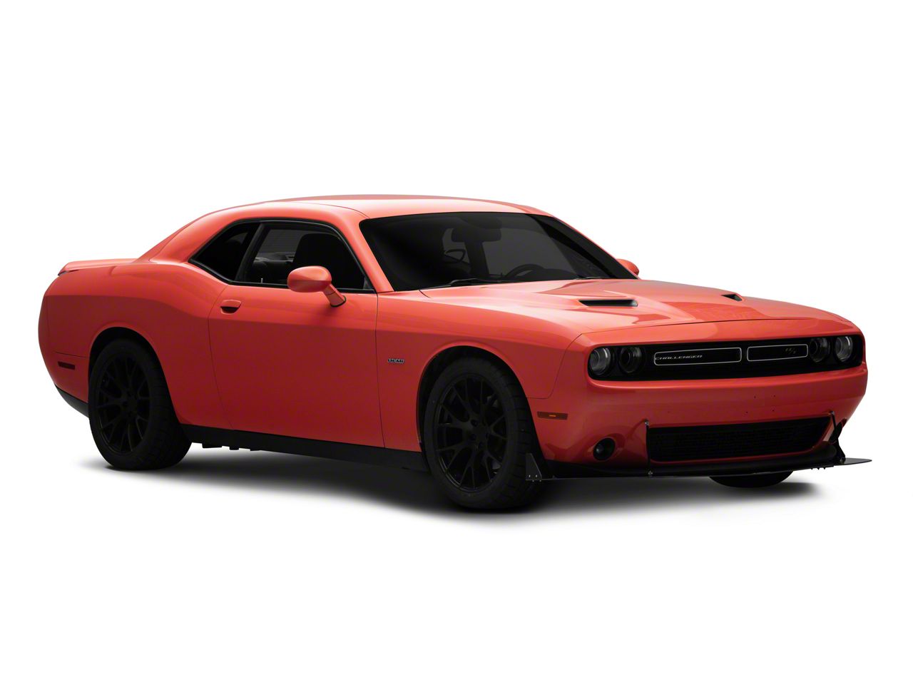 Challenger VZ Style Front Bumper Splitter; Gloss Carbon Fiber (15