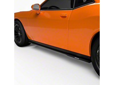 VZ Style Side Skirt Splitters; Carbon Flash Metallic Vinyl (15-23 Challenger)