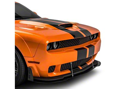 VZW Front Bumper Lip Splitter; Urban Camo Vinyl (18-23 Challenger Widebody)