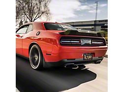 Wicker Bill with Camera Cutout; Dark Tint (08-14 Challenger w/ OEM Spoiler; 15-23 Challenger Scat Pack, SRT & R/T w/o Redeye Spoiler)