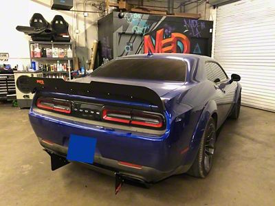 Wickerbill Performance Rear Spoiler (15-23 Challenger w/ Backup Camera)