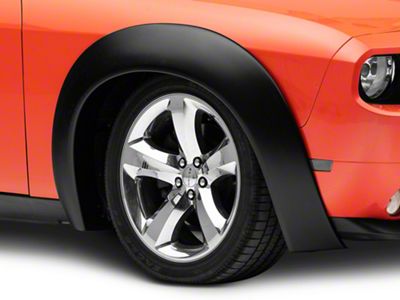 Wide Body Fender Flares; Black (08-23 Challenger, Excluding Widebody)