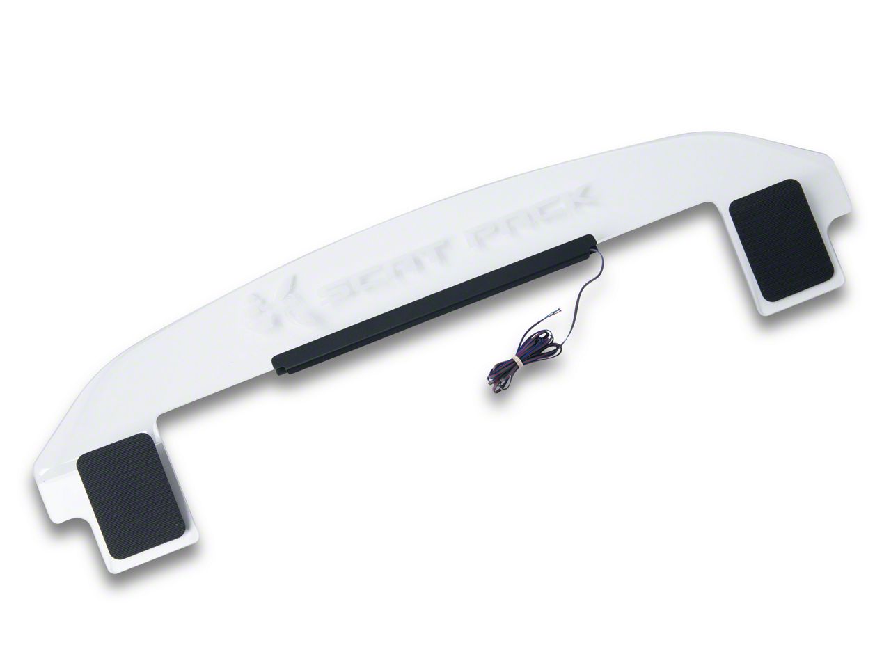 Challenger Wind Deflector with Scat Pack Logo; Extreme Multi-Color 