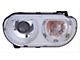 Replacement Xenon Headlight; Chrome Housing; Clear Lens; Passenger Side (08-14 Challenger w/ Factory HID Headlights)