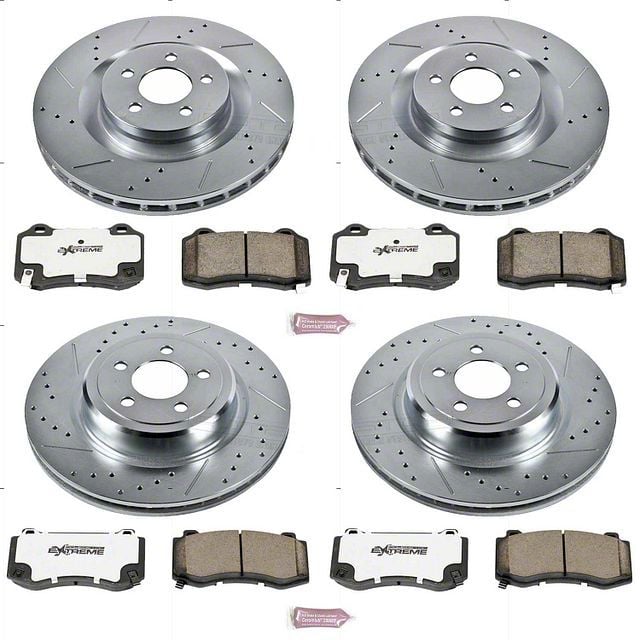 タリアカポ PowerStop Challenger Z26 Street Warrior Brake Rotor and Pad