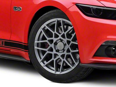 2013 GT500 Style Charcoal Wheel; 19x8.5; 30mm Offset (15-23 Mustang GT, EcoBoost, V6)