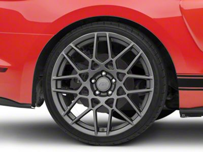 2013 GT500 Style Charcoal Wheel; Rear Only; 20x10 (15-23 Mustang GT, EcoBoost, V6)