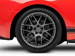 AMR Charcoal Wheel; Rear Only; 19x10; 48mm Offset (15-23 Mustang GT, EcoBoost, V6)