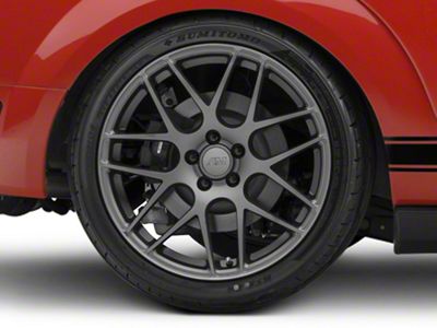 AMR Charcoal Wheel; Rear Only; 20x10 (05-09 Mustang)