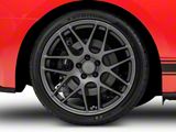 AMR Charcoal Wheel; Rear Only; 20x10; 48mm Offset (15-23 Mustang GT, EcoBoost, V6)